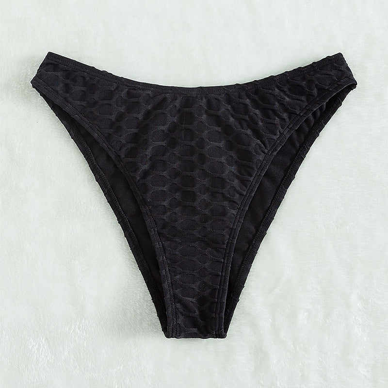 Damen Bikinislip mit modernem Texturmuster R&B