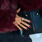 Damen Kunstpelzjacke im eleganten Oversized-Stil R&B