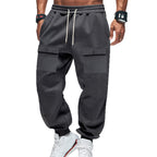 Herren Cargo-Jogginghose mit anatomischer Passform und praktischen Seitentaschen R&B