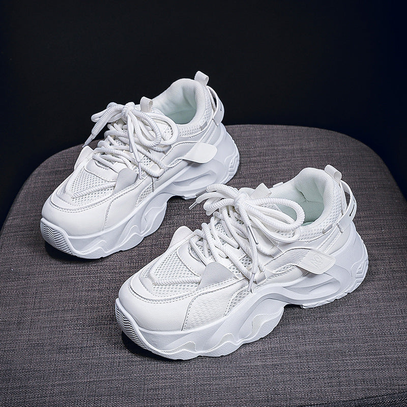 Damen Modische Sneakers mit atmungsaktiver Netzoberfläche und dämpfender Sohle R&B