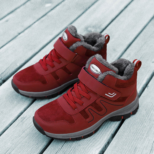 Damen Winterliche Trekkingstiefel mit rutschfester Sohle und isolierendem Futter R&B