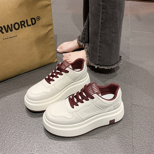 Damen Plateau-Sneaker mit ergonomischer Sohle und atmungsaktivem Obermaterial R&B