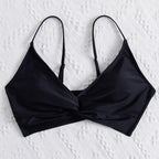 Damen sommerlicher Bralette-Bikinioberteil mit eleganter Twist-Detail
