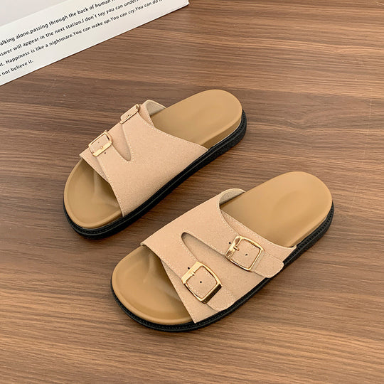 Damen Komfortable Sandalen mit verstellbaren Schnallen R&B