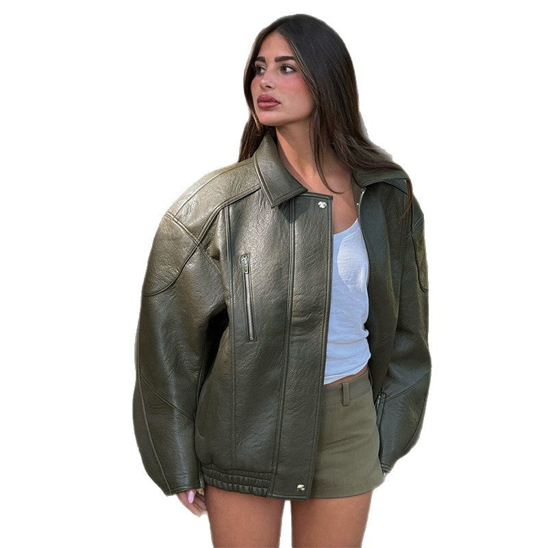 Damen jacke mit lässigem Oversized-Schnitt R&B