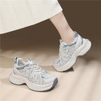 Damen Sportliche Fitness-Sneaker mit dämpfender Sohle und atmungsaktivem Obermaterial R&B
