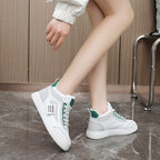 Damen modische High-Top Sneakers mit innovativer Schnürtechnologie und rutschfester Sohle R&B