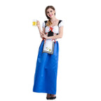 Damen nan authentisches Oktoberfest Madl Kostüm mit Schnürcorsage weiten Trompetenärmeln R&B