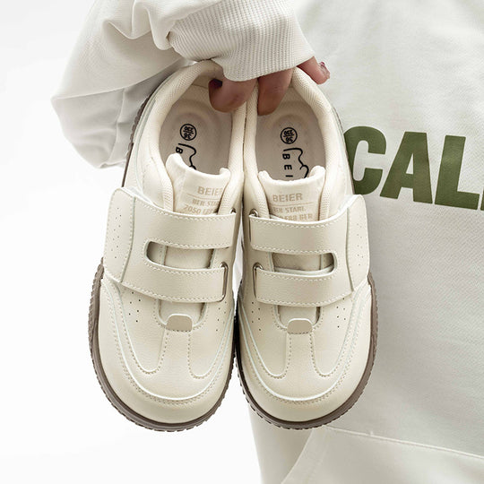 Damen Sportliche Freizeitsneaker mit praktischen Klettverschlüssen R&B