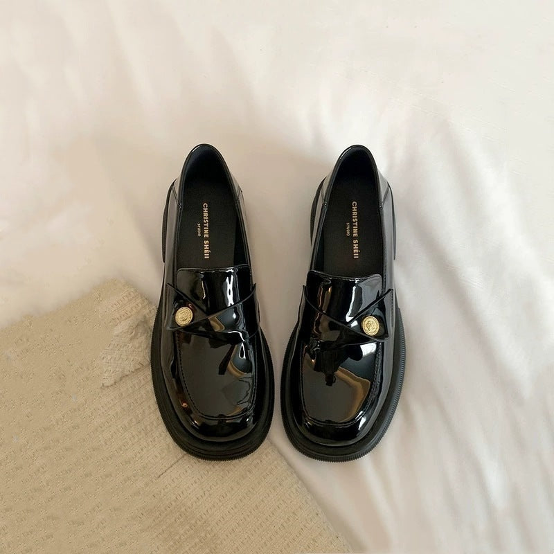 Damen elegante Slipper mit modischer Schnalle und bequemer Sohle R&B