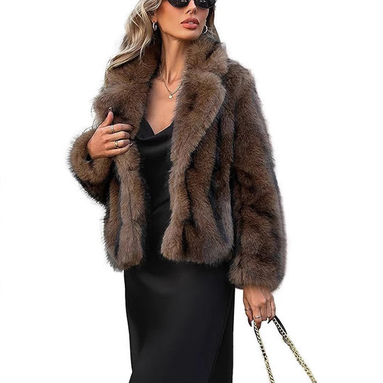 Damen Kunstpelzjacke R&B