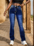 Damen Hochgeschnittene Jeans