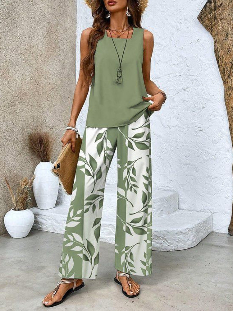 Damen Lässiges Set mit weitem Schnitt und floralem Design R&B
