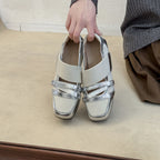 Damen bequeme Alltagsschuhe mit praktischem Klettverschluss und elegantem Obermaterial R&B