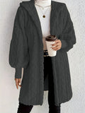 Damen Kapuzenjacke aus luxuriösem Fleece