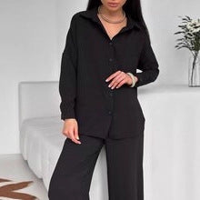 Damen entspannendes Oberteil und weite Hose R&B