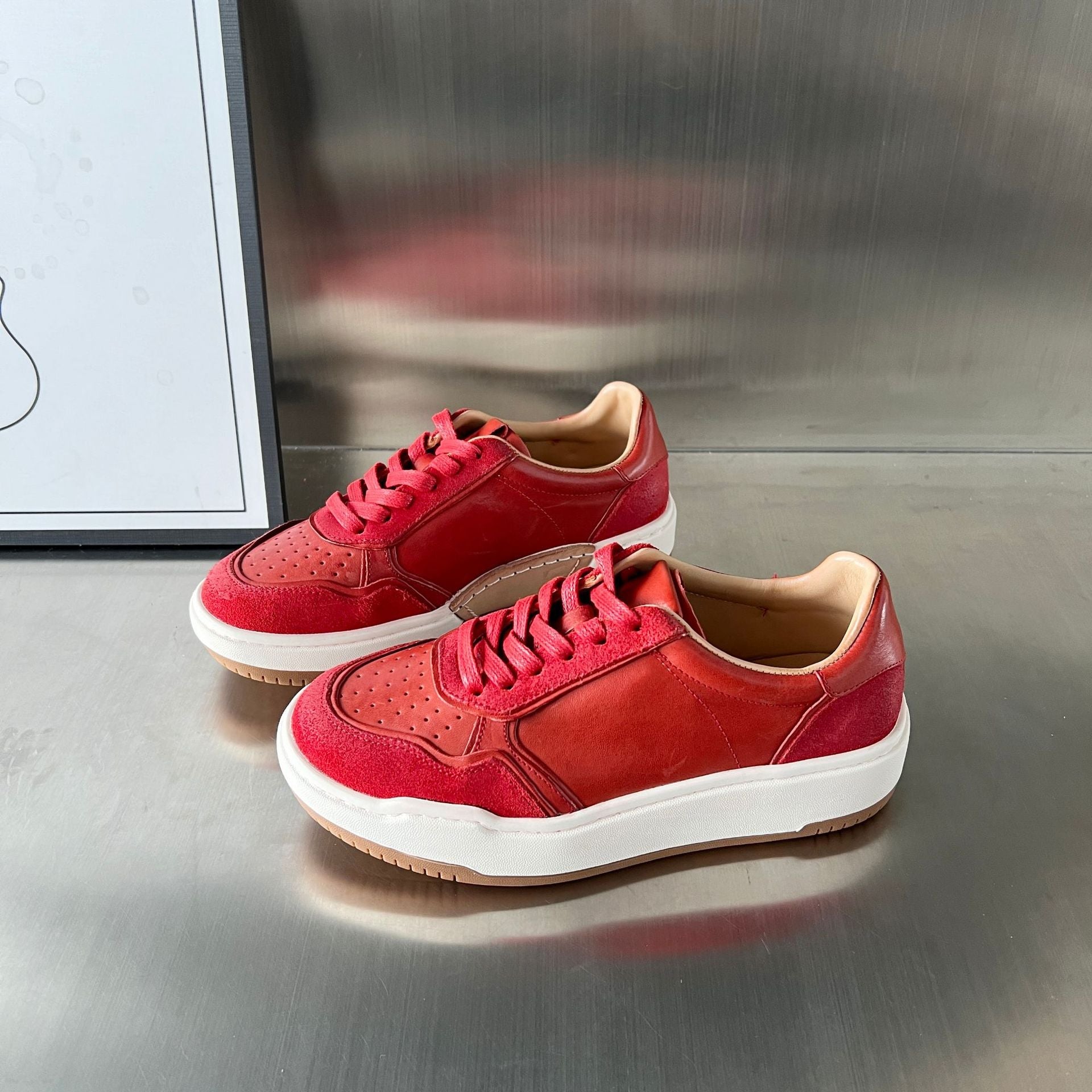 Damen Sportliche Sneakers mit weichem Obermaterial und rutschfester Sohle R&B
