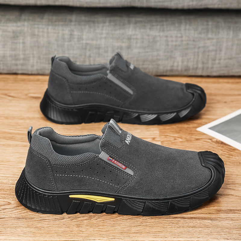 Damen Sportliche Slipper mit elastischen Einsätzen und rutschfester Sohle R&B