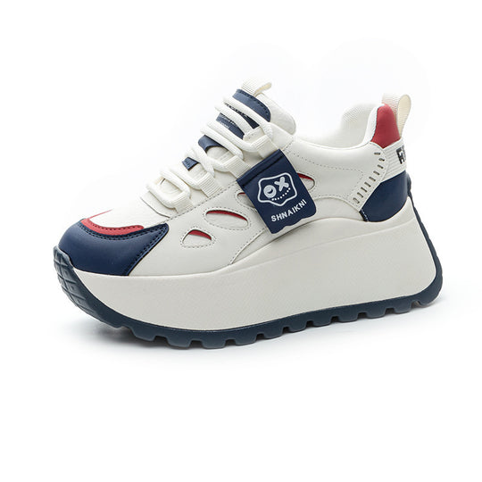 Damen Sportliche Plateausneakers mit modernem Design und flexibler Sohle R&B
