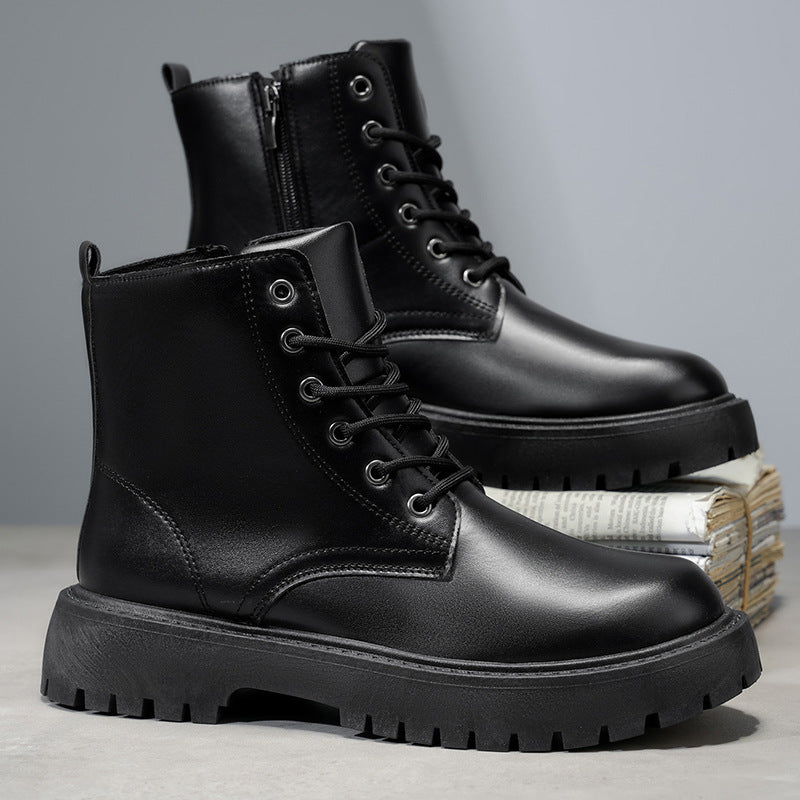 Damen Modische Winterstiefel mit robuster Profilsohle und praktischer Schnürung R&B