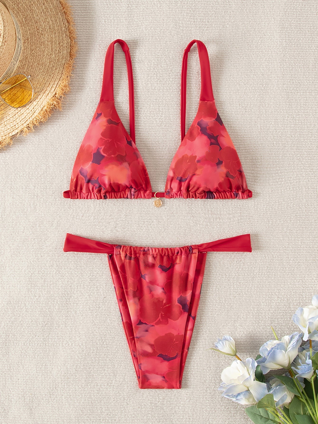 Damen Bikini-Set mit floralem Design R&B