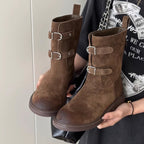 Damen Stiefelette mit zwei Riemen