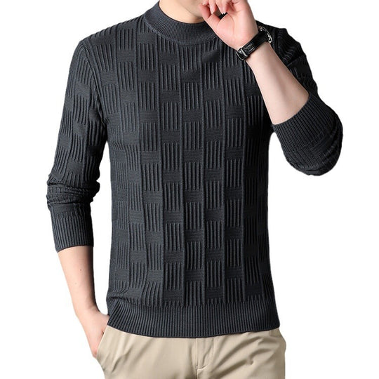 Herren Feinstrickpullover mit modernem Strukturdesign R&B