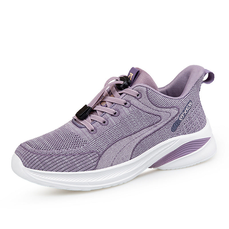 Damen Laufschuhe mit innovativem Schnellverschluss und atmungsaktiver Oberflächenstruktur R&B