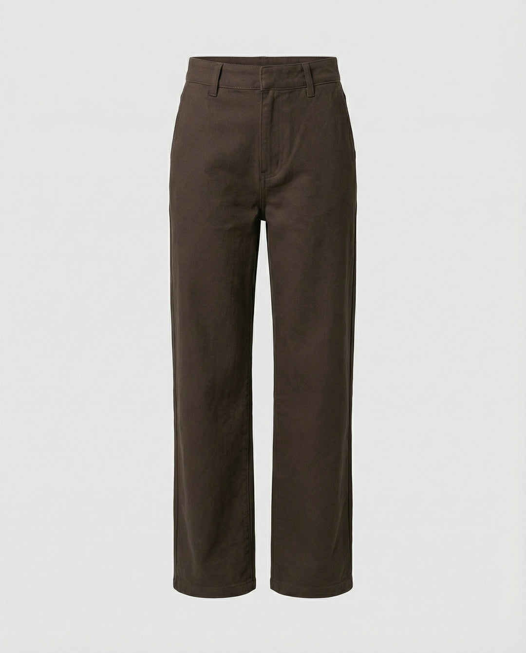 Retro Cordhose Damen Weites Bein Braun Warme Winterhose High Waist