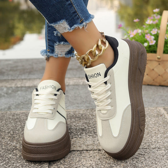 Damen Plattform-Sneaker mit modischem Design und hohem Tragekomfort R&B