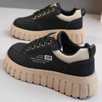 Damen modische Platform Sneaker mit verstärkter Sohle R&B