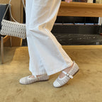 Damen Komfortable Sandalen mit modischem Flechtmuster und hochwertiger Schnalle
