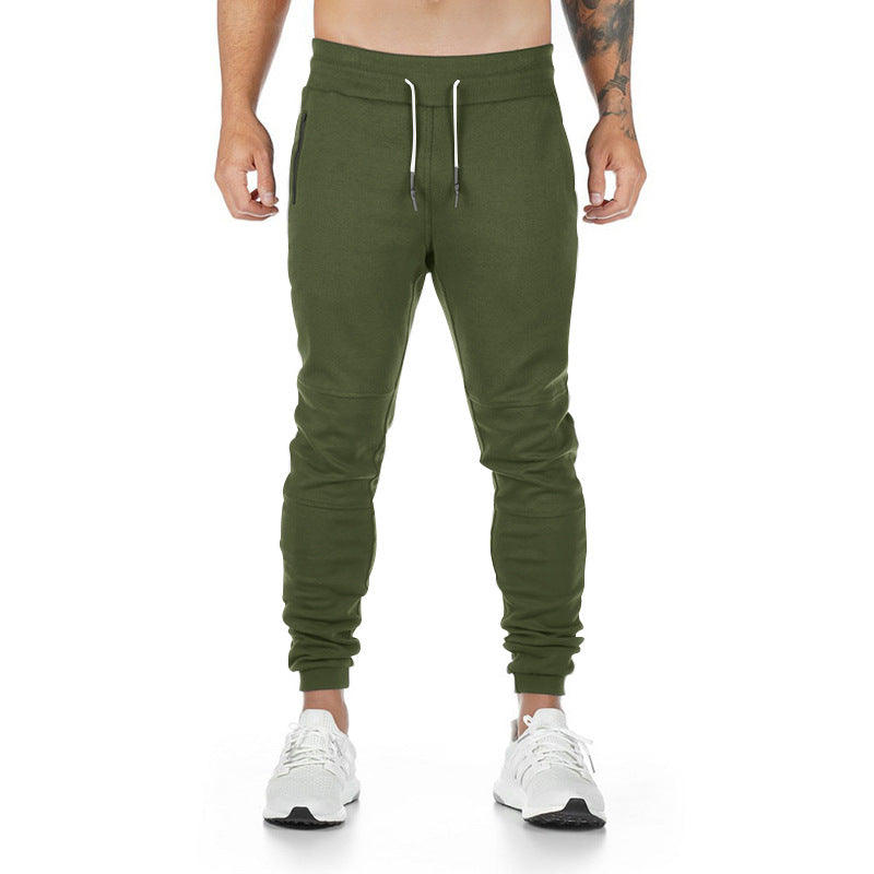 Herren Sportliche Jogginghose mit praktischen Reißverschlusstaschen und elastischem Bund R&B