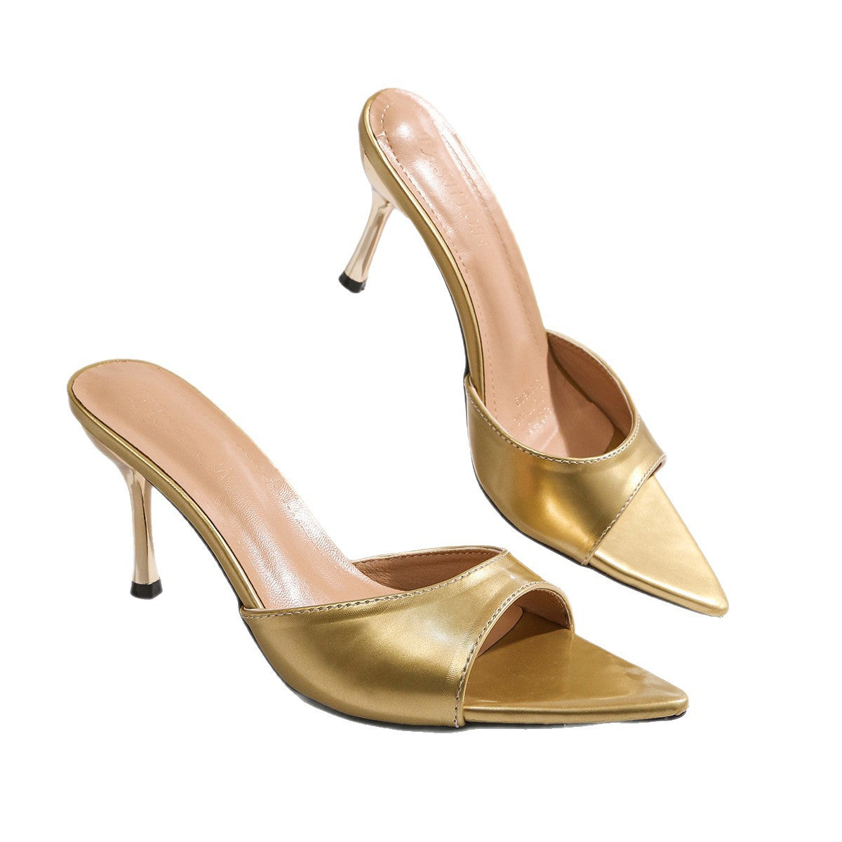 Damen elegante Slingback-Pumps mit funkelnder Blütenapplikation und stabiler Absatzhöhe R&B