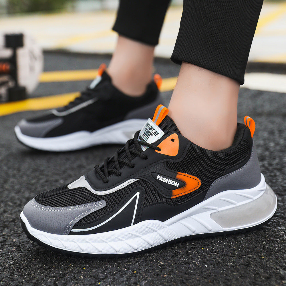 Damen Sportliche Sneakers mit atmungsaktiver Mesh-Oberfläche und stoßdämpfender Sohle R&B