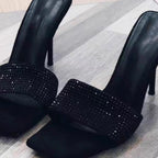 Damen Glitzernde Stiletto Mules R&B