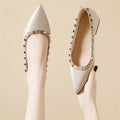 Damen elegante spitze Ballerinas mit Nieten R&B
