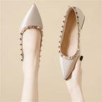 Damen elegante spitze Ballerinas mit Nieten R&B