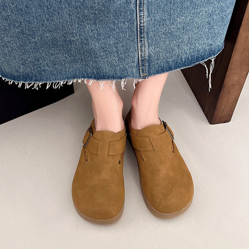 Damen Clogs mit verstellbarem Riemen und komfortabler Innensohle
