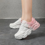 Damen Sportliche Sneakers mit atmungsaktiver Mesh-Oberfläche und robustem Sohlenprofil