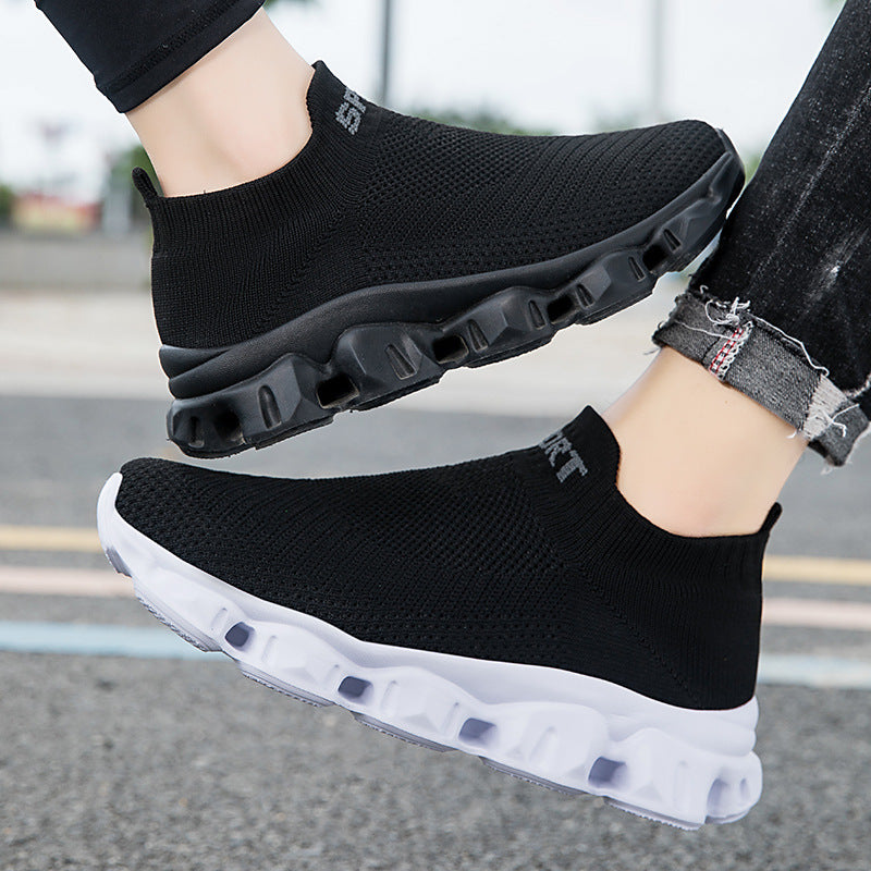 Damen Strick-Sneaker mit flexiblem Schaft und optimierter Dämpfung