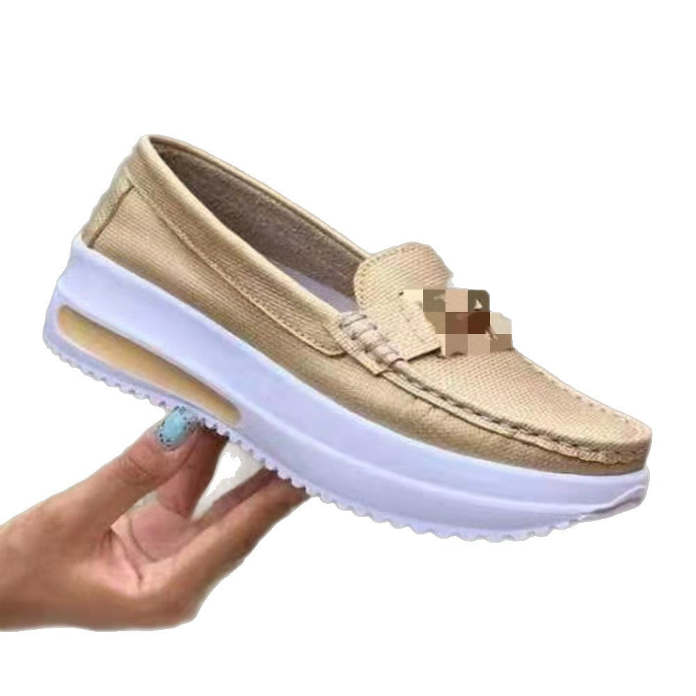 Damen Slip-On Sneakers mit elegantem Schnallen-Detail R&B