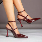 Damen Elegante Slingback High Heels R&B