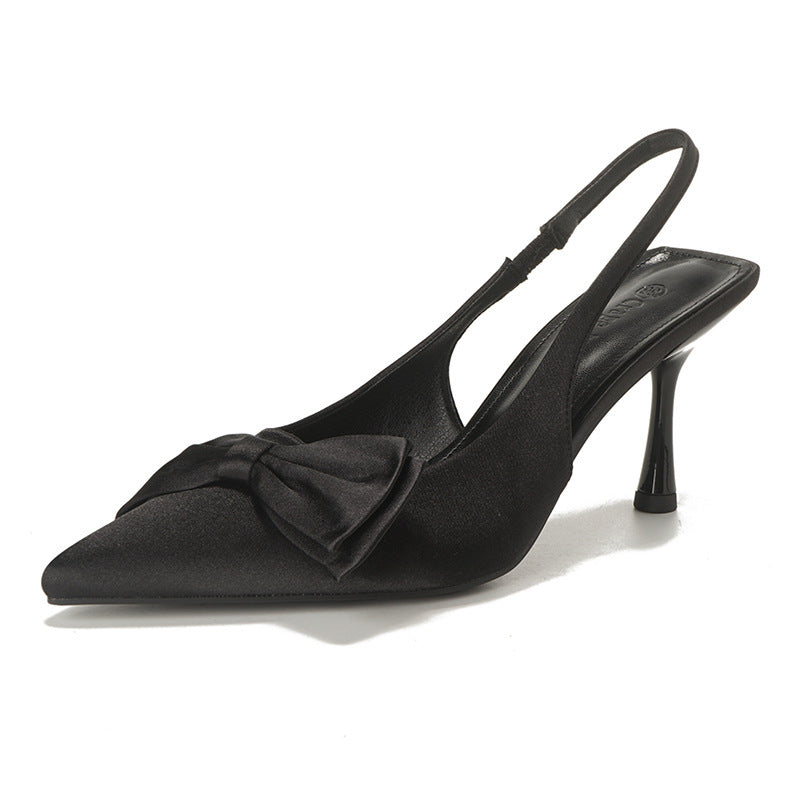 Damen Slingback-Pumps mit stilvollem Schleifendetail und femininem Absatz R&B
