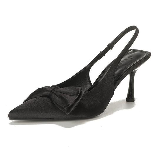 Damen Slingback-Pumps mit stilvollem Schleifendetail und femininem Absatz R&B
