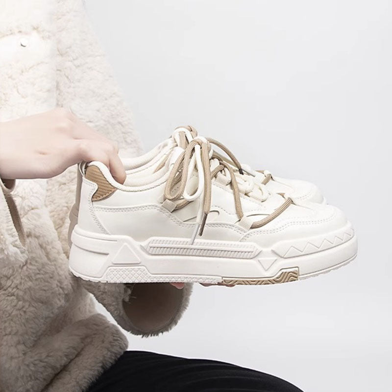 Damen Sportliche Chunky Sneakers mit atmungsaktiver Oberflächenstruktur R&B