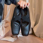 Damen Mokassins mit elastischen Überkreuz-Riemen und formschönem Design R&B