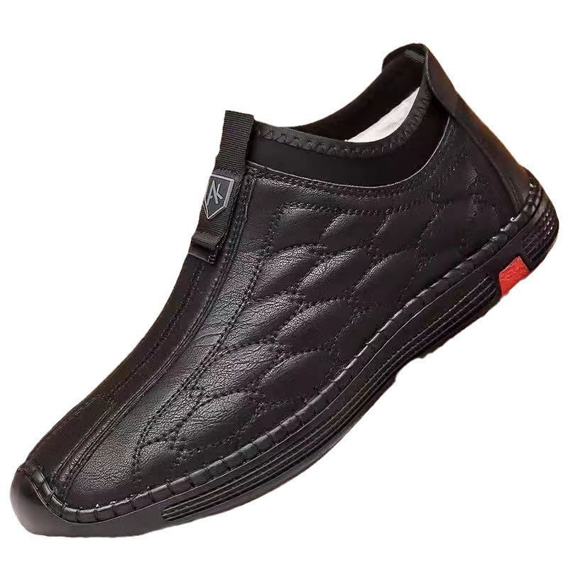 Herren Modische und bequeme Stiefeletten mit seitlichem Reißverschluss und weicher Dämpfung R&B