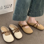 Damen Modische Clogs mit verstellbarem Riemen und komfortabler Sohle R&B