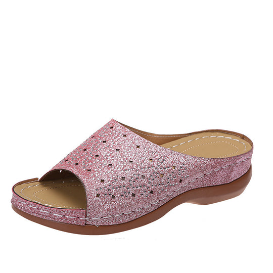 Damen Clogs mit perforiertem Obermaterial und ergonomischer Fußbettung R&B
